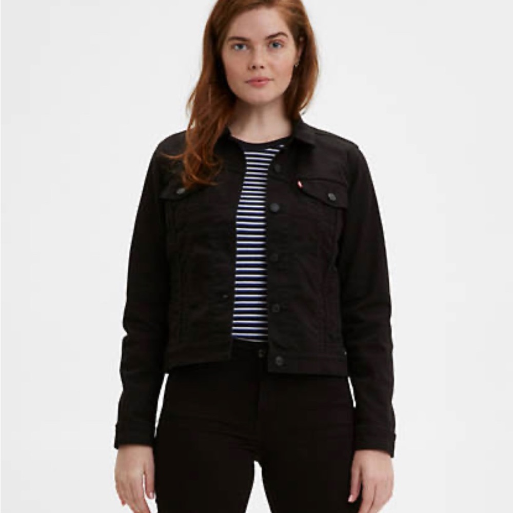 Levi’s Women’s Original Trucker Jacket Black Size XL